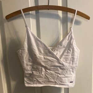 Size Medium White Hollister Tank Top